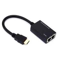 HDMI Dros RJ45 Cat5e CAT6 UTP LAN Ethernet Extender Repeater 1080P adapter