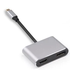 Math C i Converter Fideo Allbwn Deuol HDMI DisplayPort