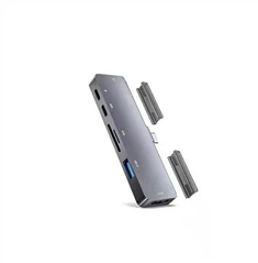 7 IN 1 USB C HUB ar gyfer iPad pro gyda data USB C 5G