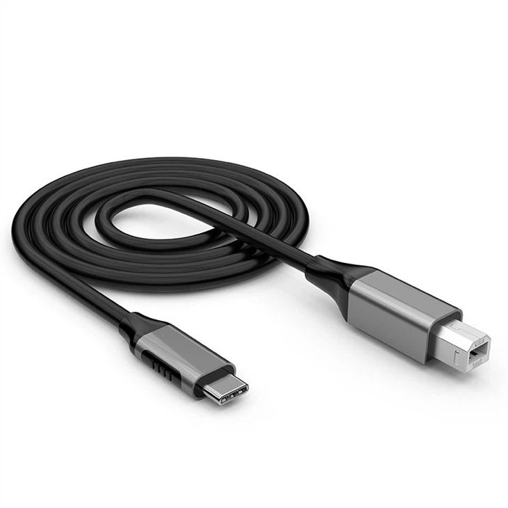 Cebl Argraffydd USB C Math-B Ar Sganiwr Argraffydd